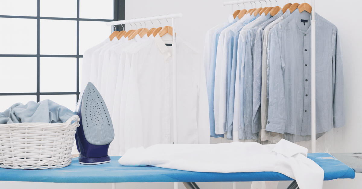 Laundry pickup and delivery in Columbus, Ohio with folded clothes ready for return